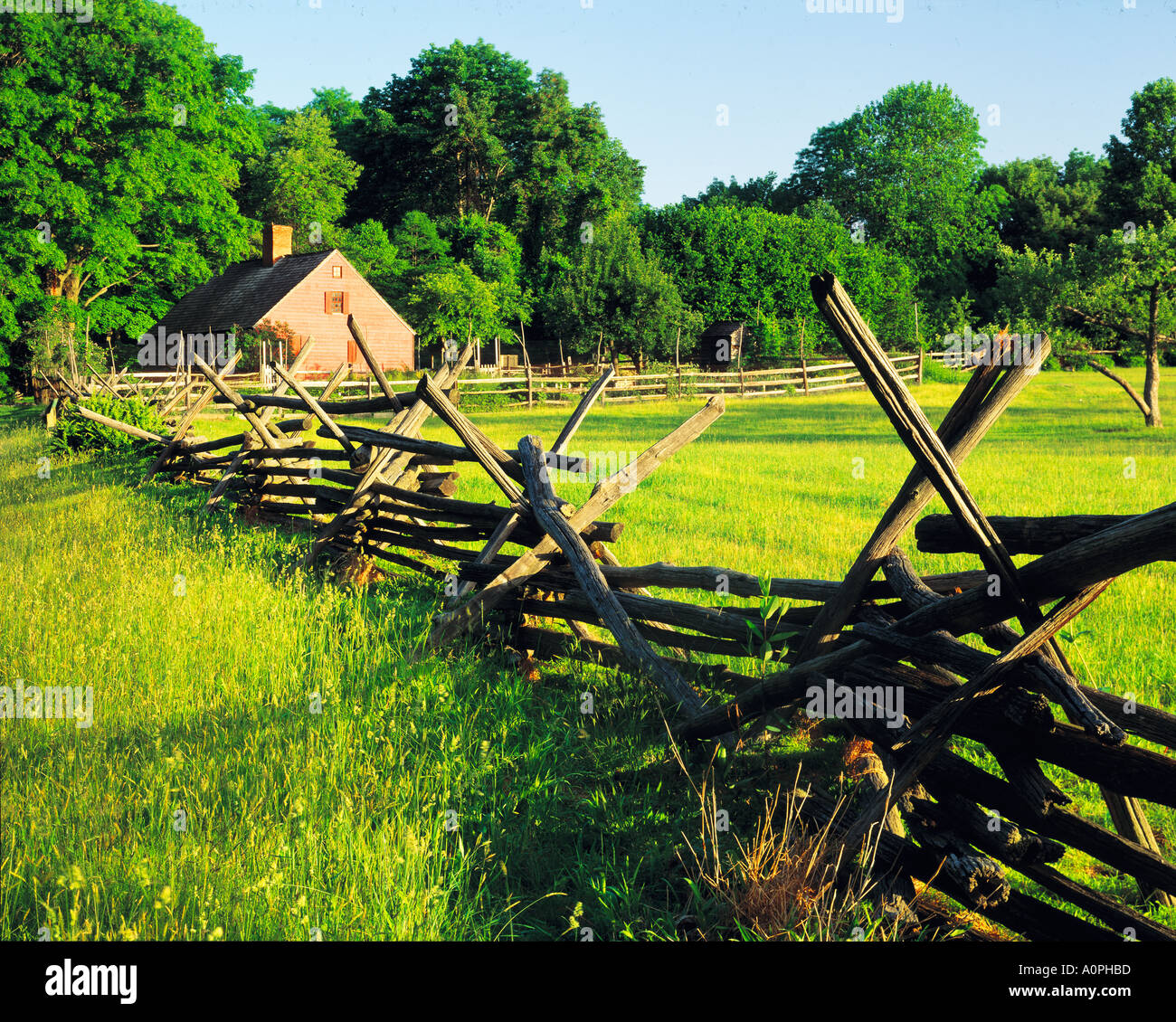 Docht Farm Morristown nationaler historischer Park Jockey Hohlraum New Jersey Stockfoto
