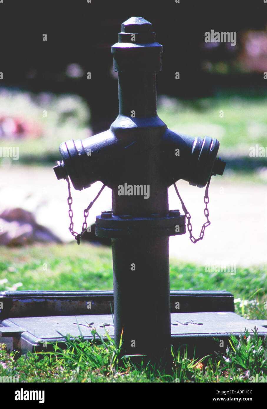 Ein historischer türkischer Wasserhydrant aus Gusseisen Stockfoto