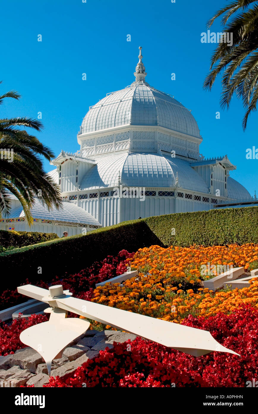 Konservatorium der Blumen im Golden Gate Park San Francisco Kalifornien Vereinigte Staaten von Amerika Stockfoto