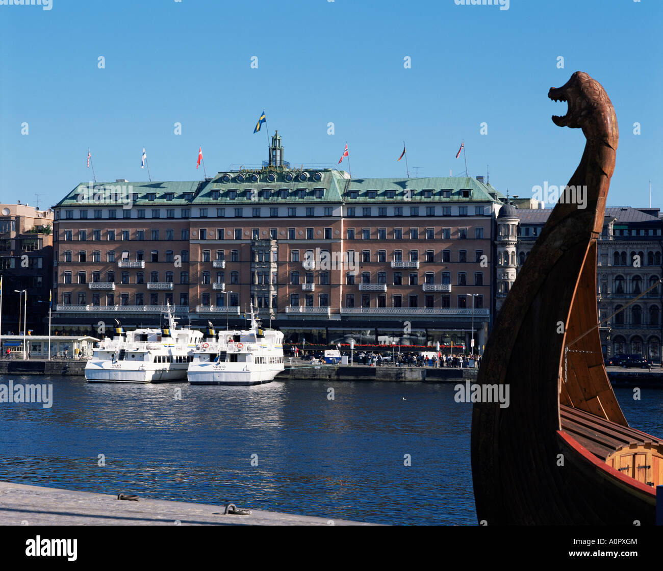 Grand Hotel Stockholm Schweden Scandinavia Europa Stockfoto