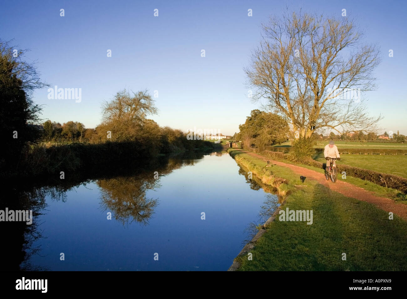 Astwood Schlösser in der Nähe von Hanbury des Worcester und Birmingham Kanal Worcestershire der Midlands England Kanal Kanäle Binnengewässer Stockfoto