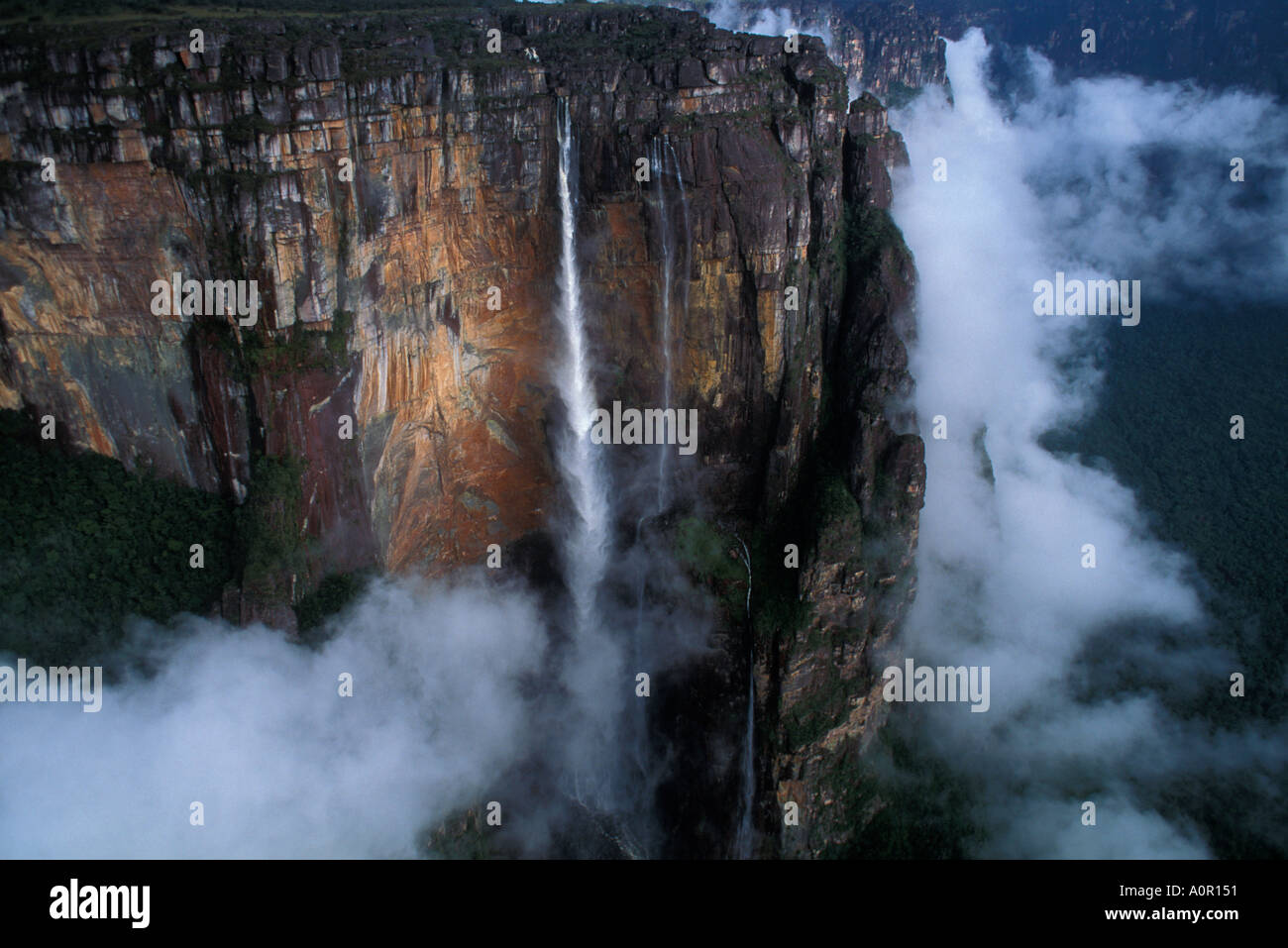 Angel Falls, Venezuela, 3212 Füße hoch, höchste in der Welt, Canaima-Nationalpark Stockfoto