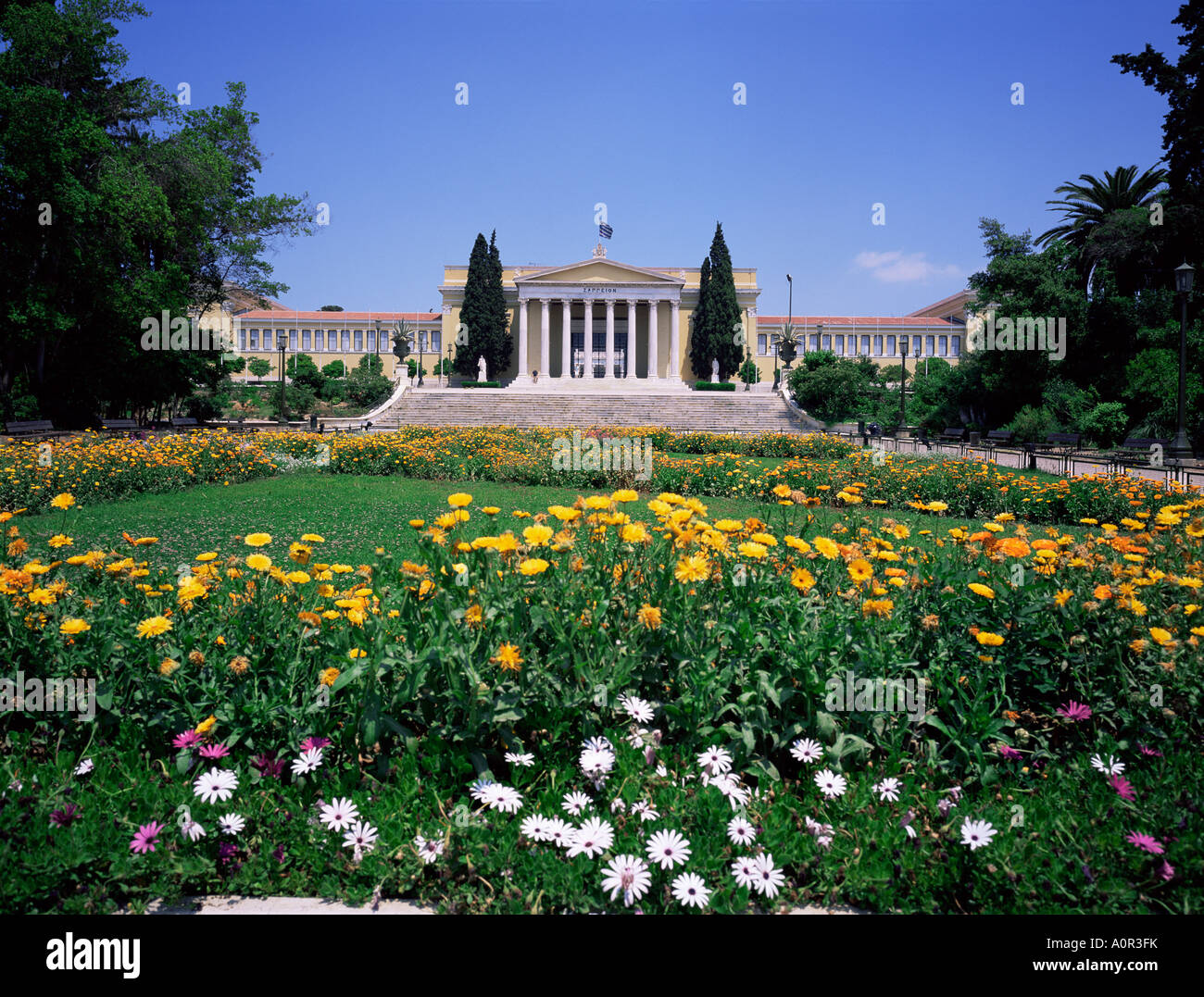 Zappeion Athen Griechenland Europa Stockfoto Zappeion Athen Griechenland Europa Stockfoto