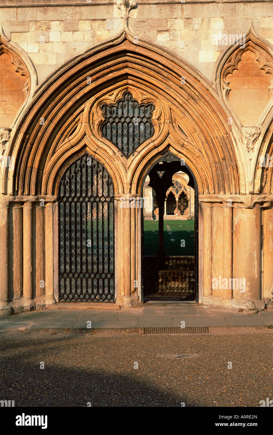 Norwich Kathedrale Kreuzgang aus dem 13. bis 15. Jahrhundert Norwich Norfolk England England Europa Stockfoto