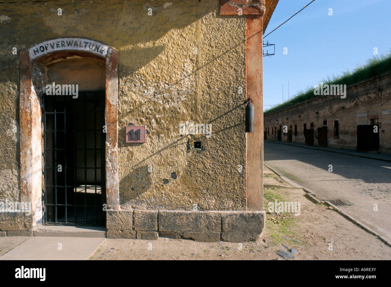 NS-Transit camp unberührte Terezin Nord Böhmen-Tschechien-Europa Stockfoto