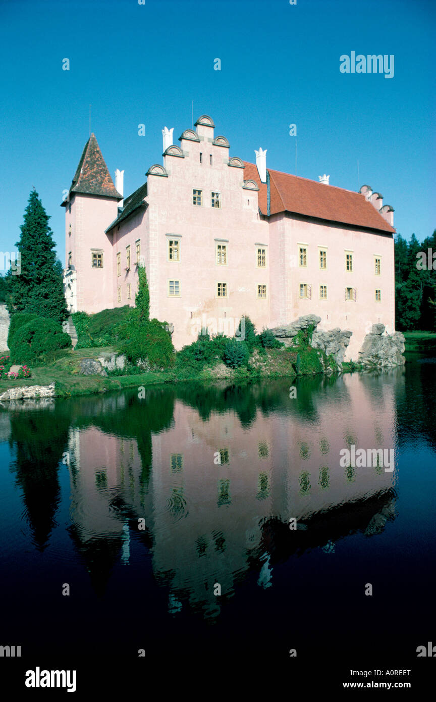 Cervena Lhota Schloss in der Nähe von Jindrichuv Hradec Böhmen Tschechien Europa Stockfoto