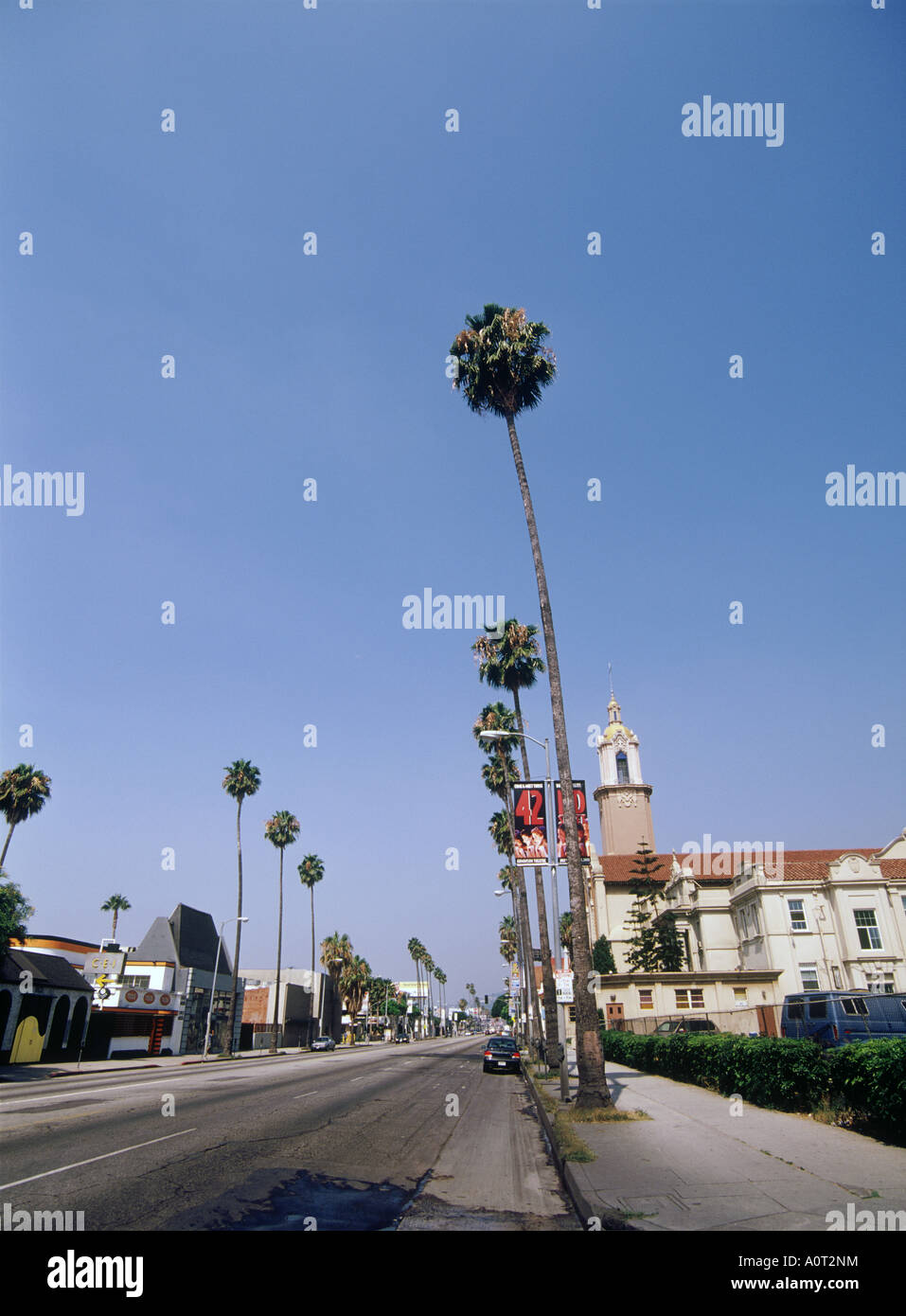 Sunset Blvd Stockfoto
