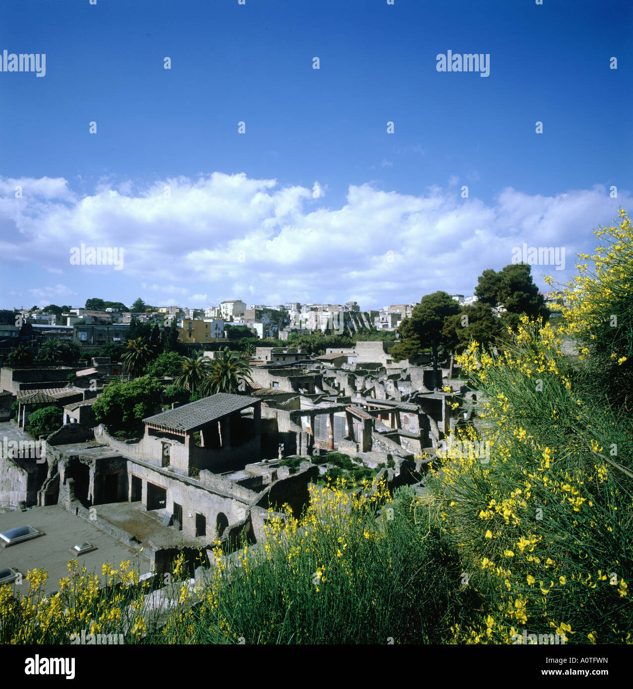 Scavi di Ercolano World Heritage Stockfoto