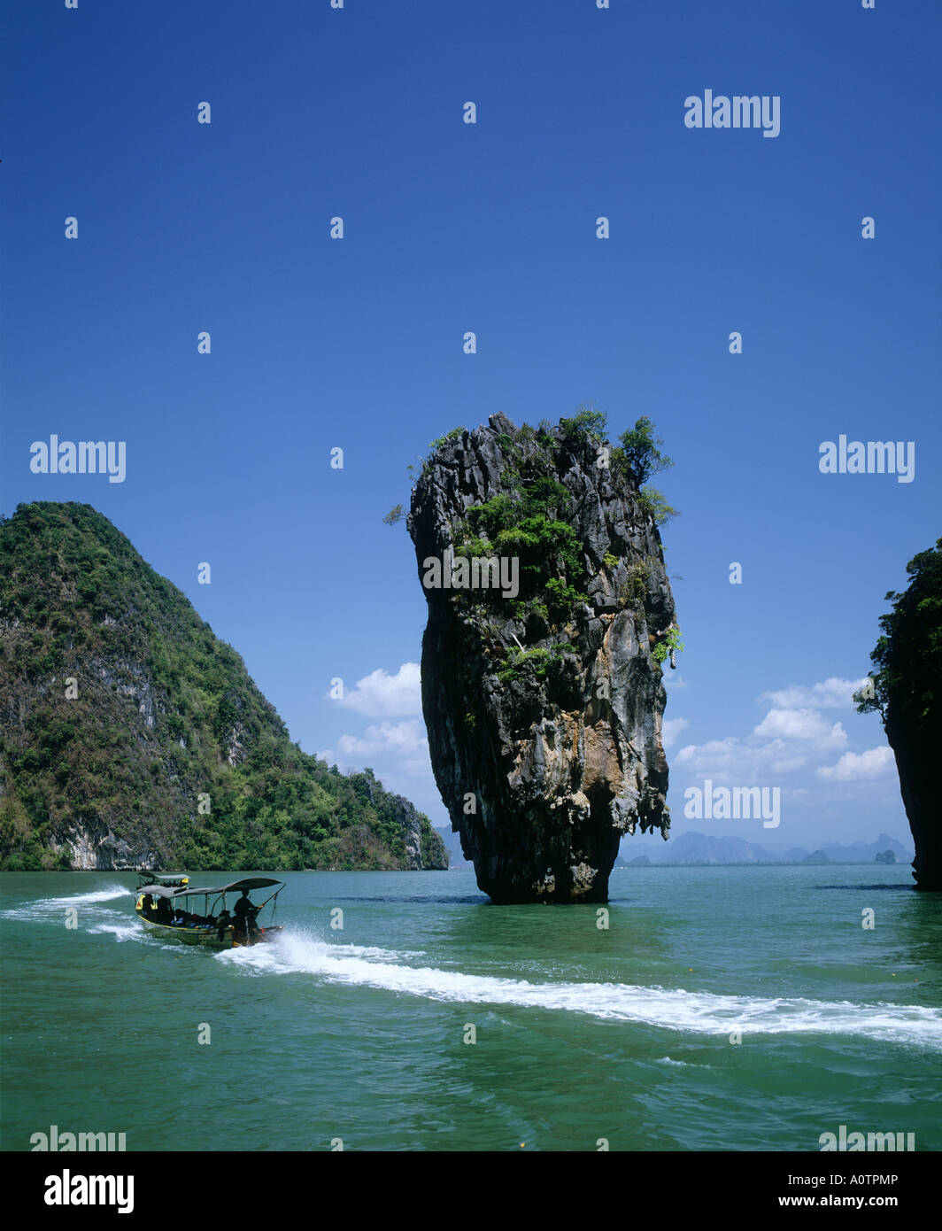 James Bond Insel Phang Nga Bay Stockfoto