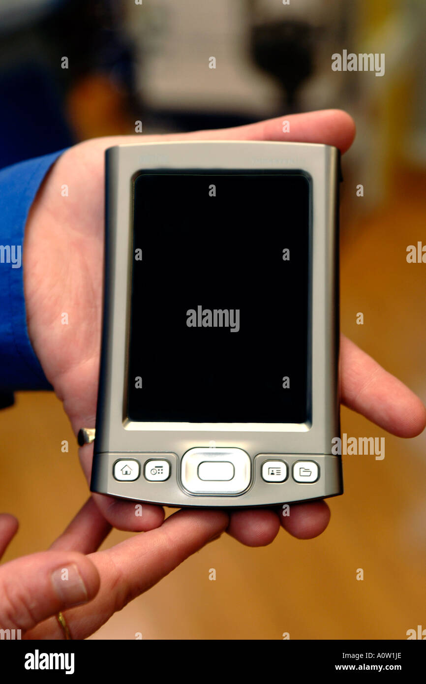 Top-Personal-Computer auch bekannt als ein PDA Palm Stockfoto