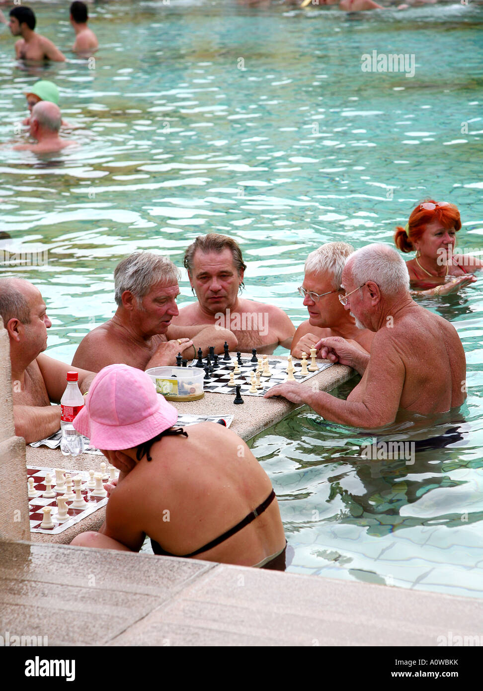 Bad Budapest Ungarn Stockfoto