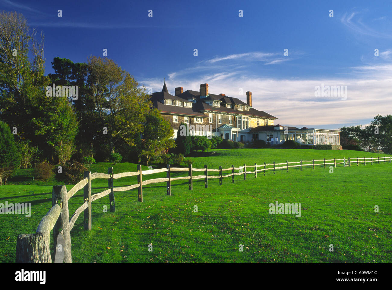 Kindheit Zuhause von Jacqueline Kennedy Onassis Hammersmith Farm Newport Rhode Island Stockfoto