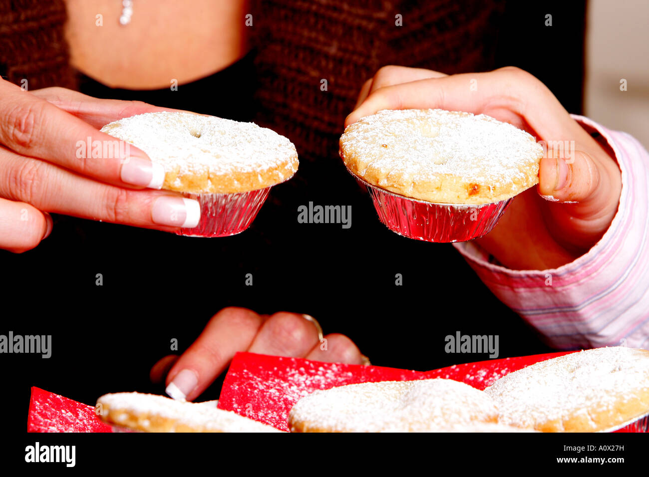 Mince Pies Stockfoto