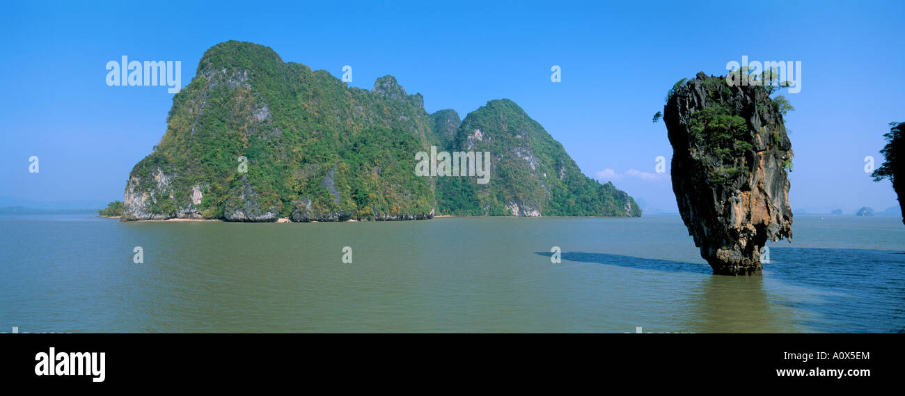 Ko Tapu James Bond s Insel Ao Phangnga Phuket Provinz Thailand Südostasien Asien Stockfoto