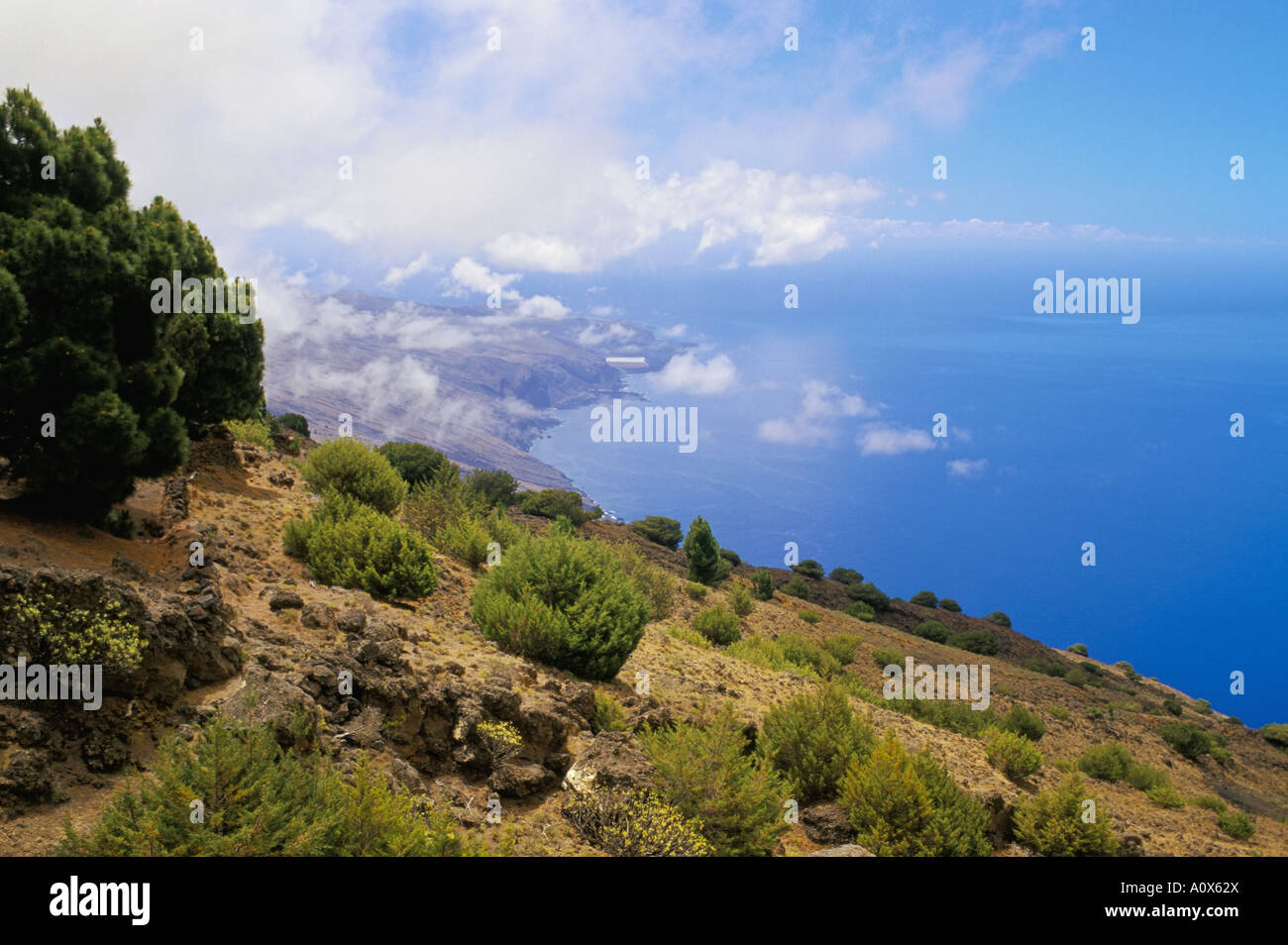 Nordküste El Hierro Kanaren Spanien Atlantik Europa Stockfoto