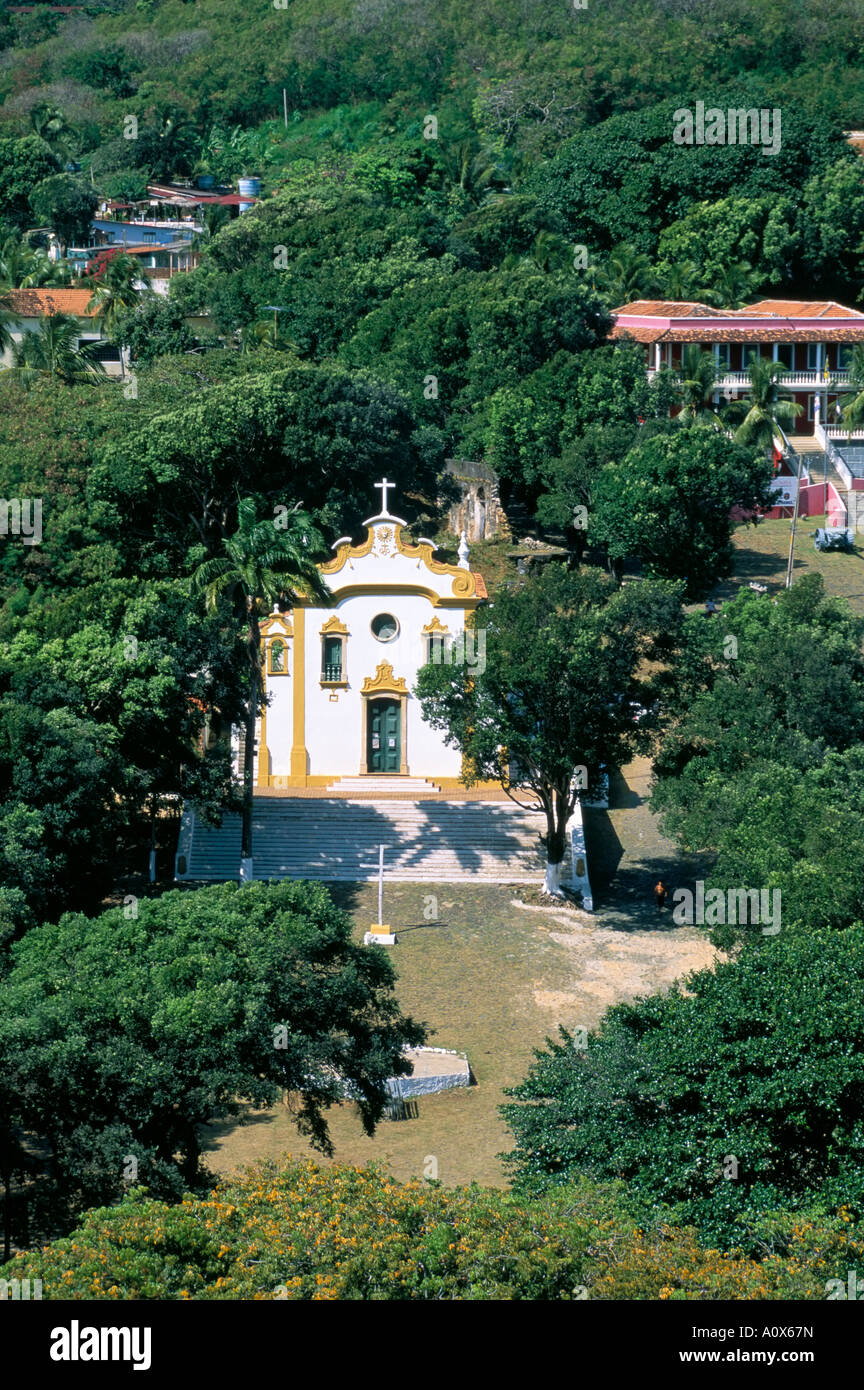 Igreja NS Dos Remedios Fernando de Noronha Pernambuco Brasilien Südamerika Stockfoto