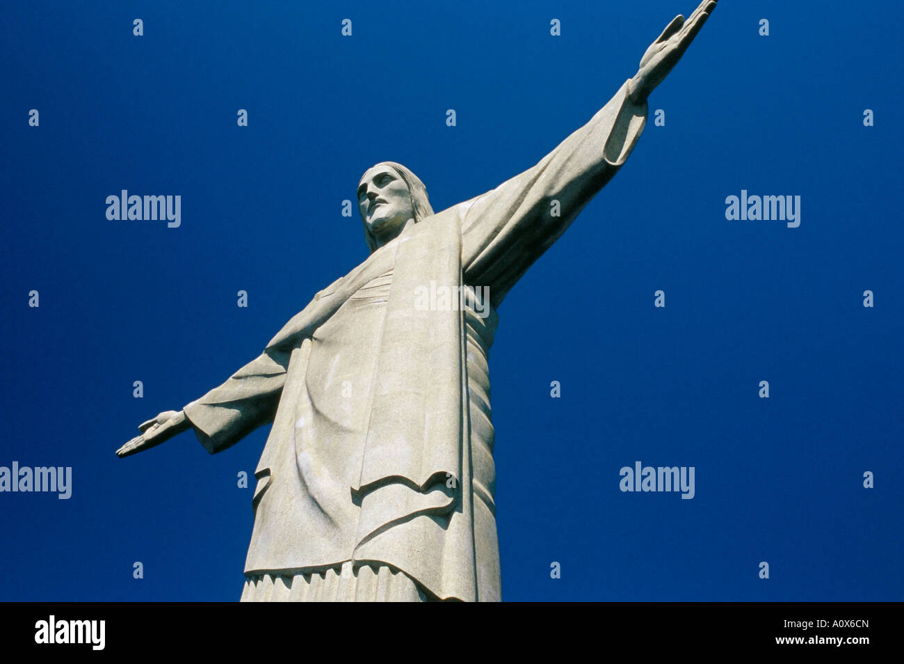 Cristo Redentor Christus der Erlöser Statue Rio De Janeiro Brasilien Südamerika Stockfoto