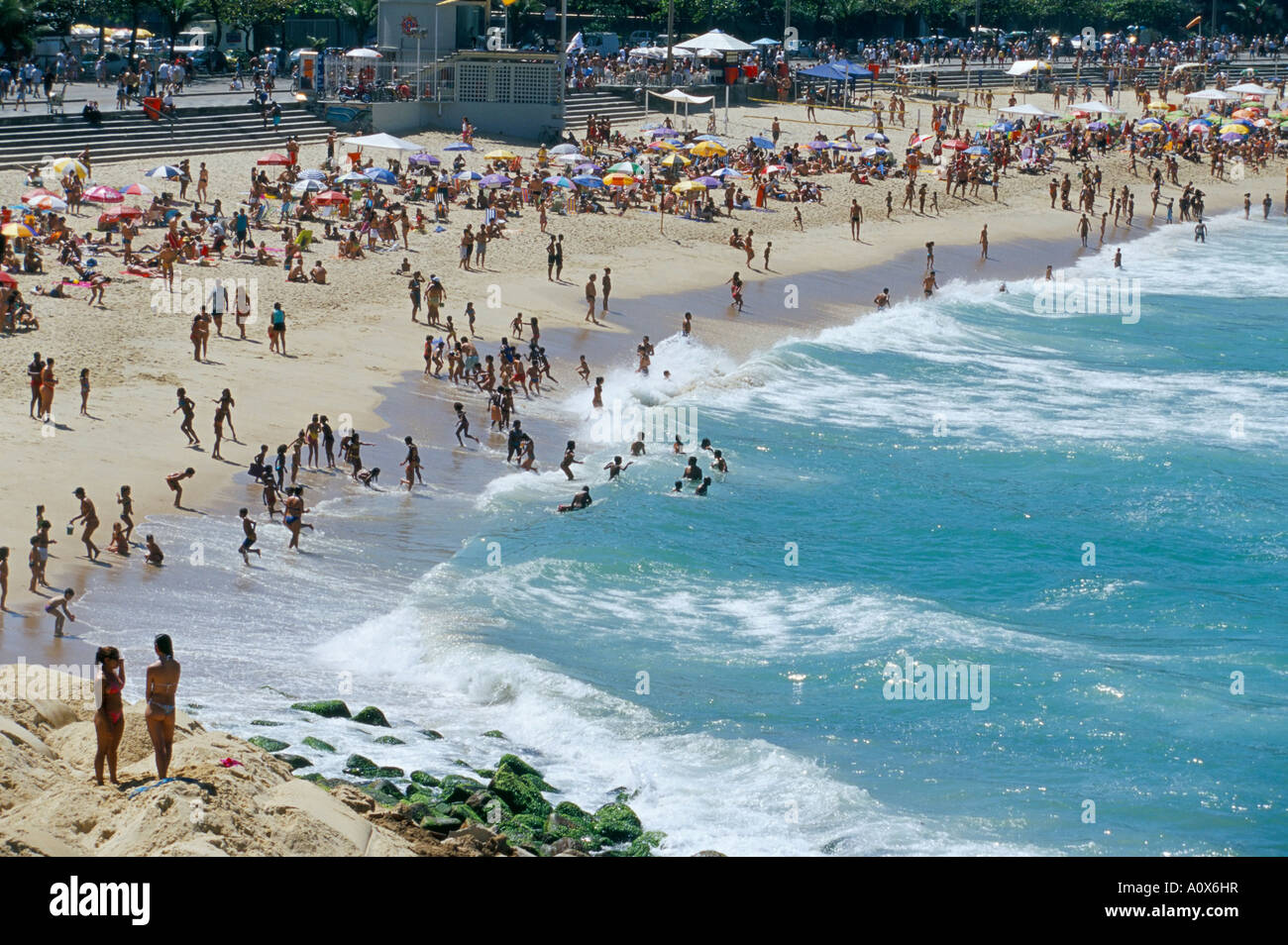 Ipanema-Strand Rio De Janeiro Brasilien Südamerika Stockfoto