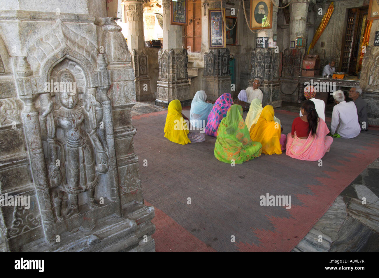Indien Rajasthan Udaipur Altstadt Jagdish Mandir-Tempel Stockfoto