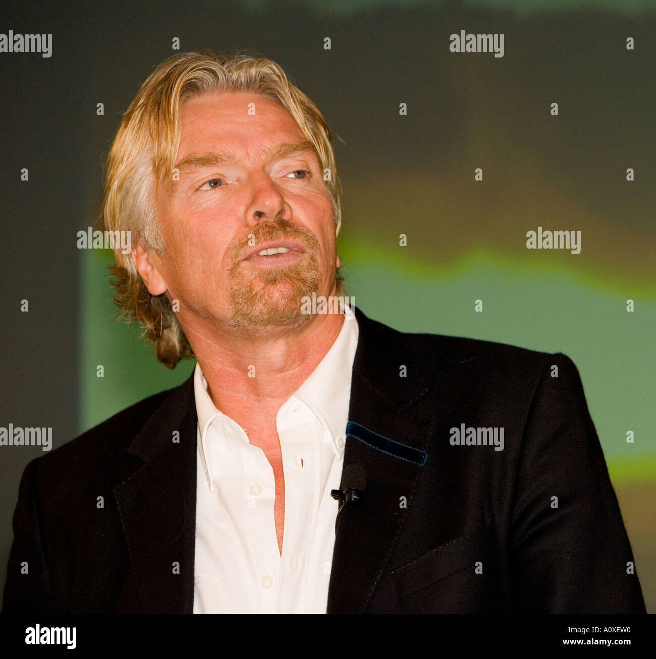 Aktuelles Foto, Dezember 2005, Sir Richard Branson, Santa Fe, New Mexico Stockfoto