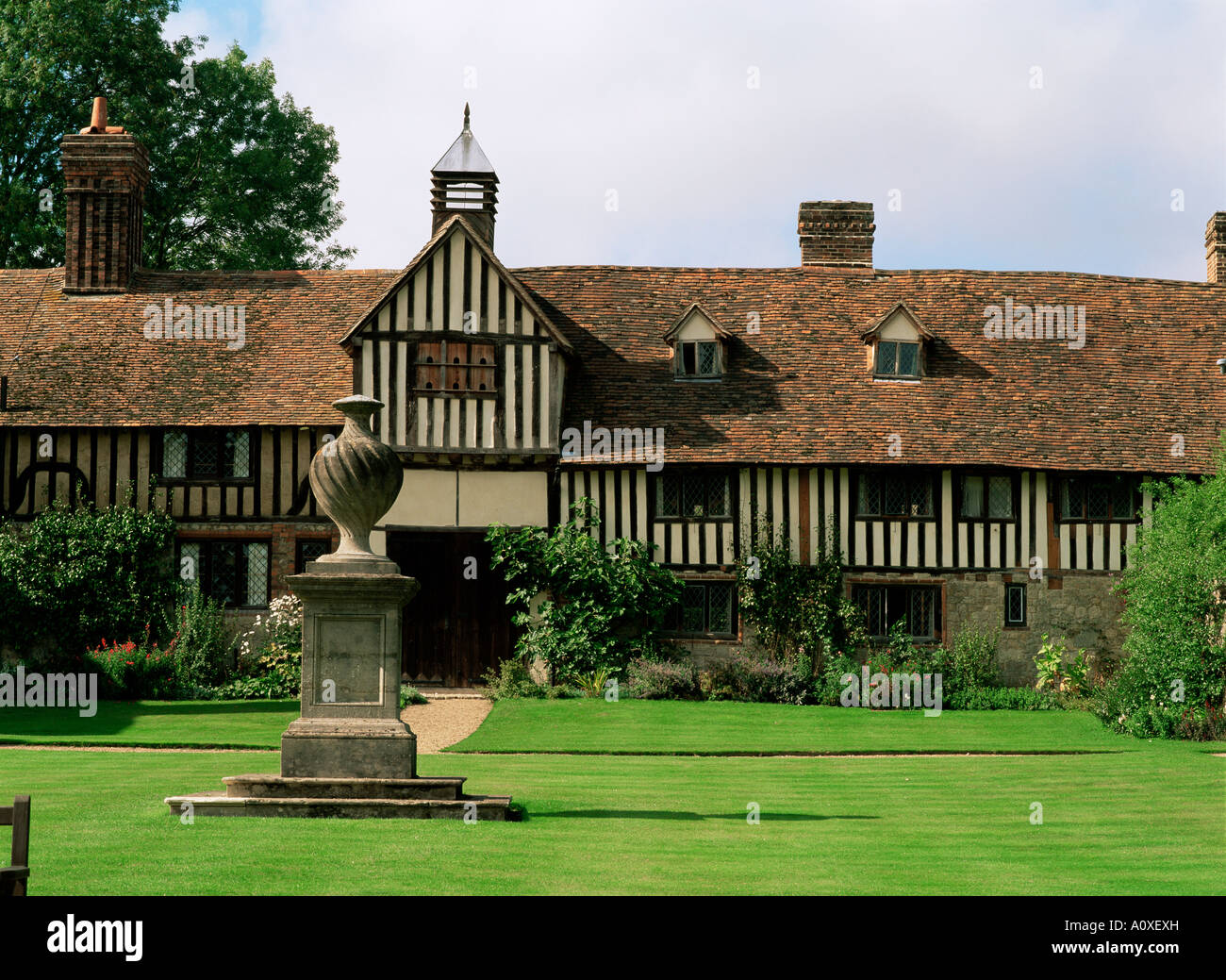 Holzhaus, gerahmte Igtham Mote Kent England England Europa Stockfoto