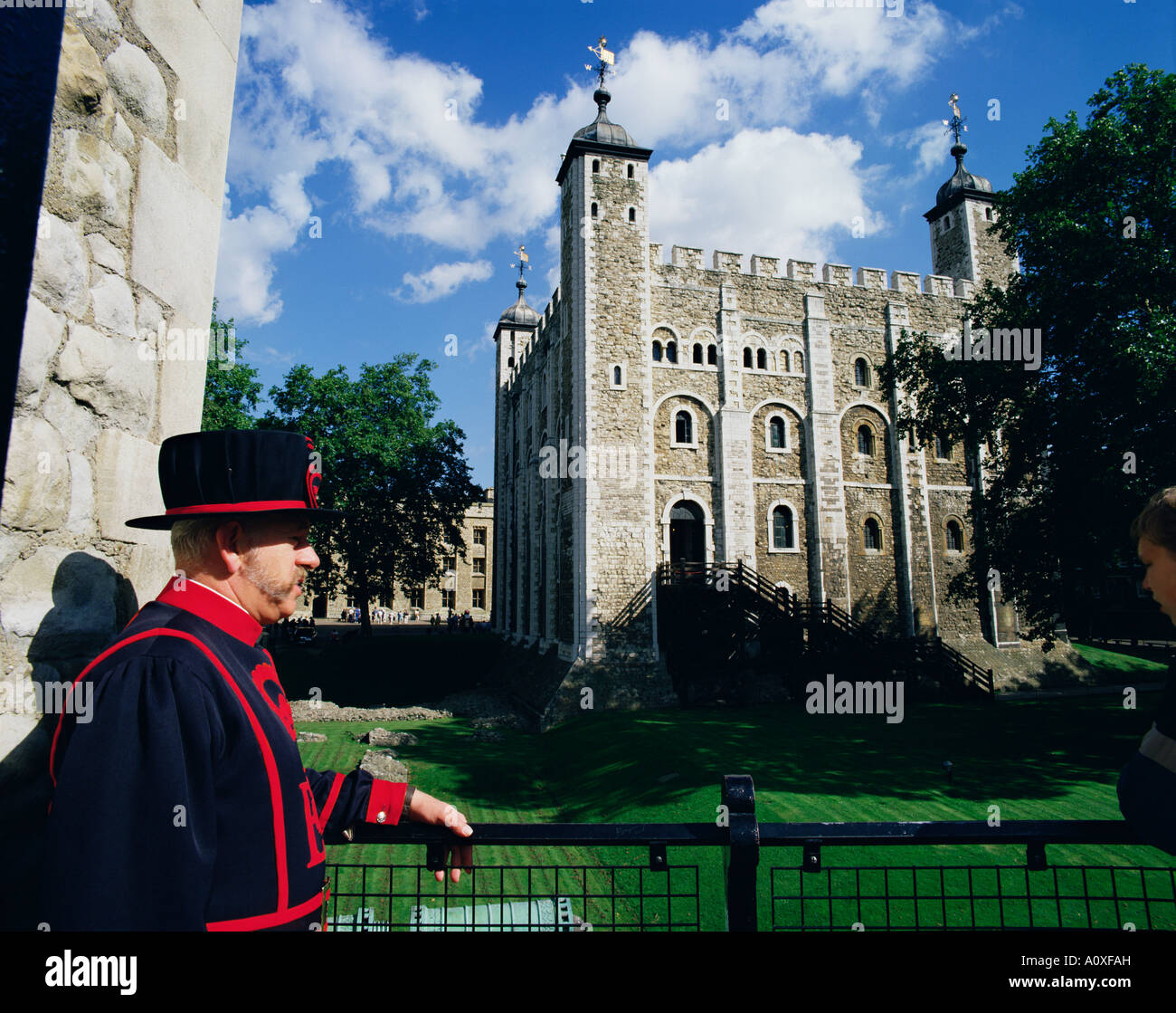 Der weiße Turm von London UNESCO World Heritage Site London England England Europa Stockfoto