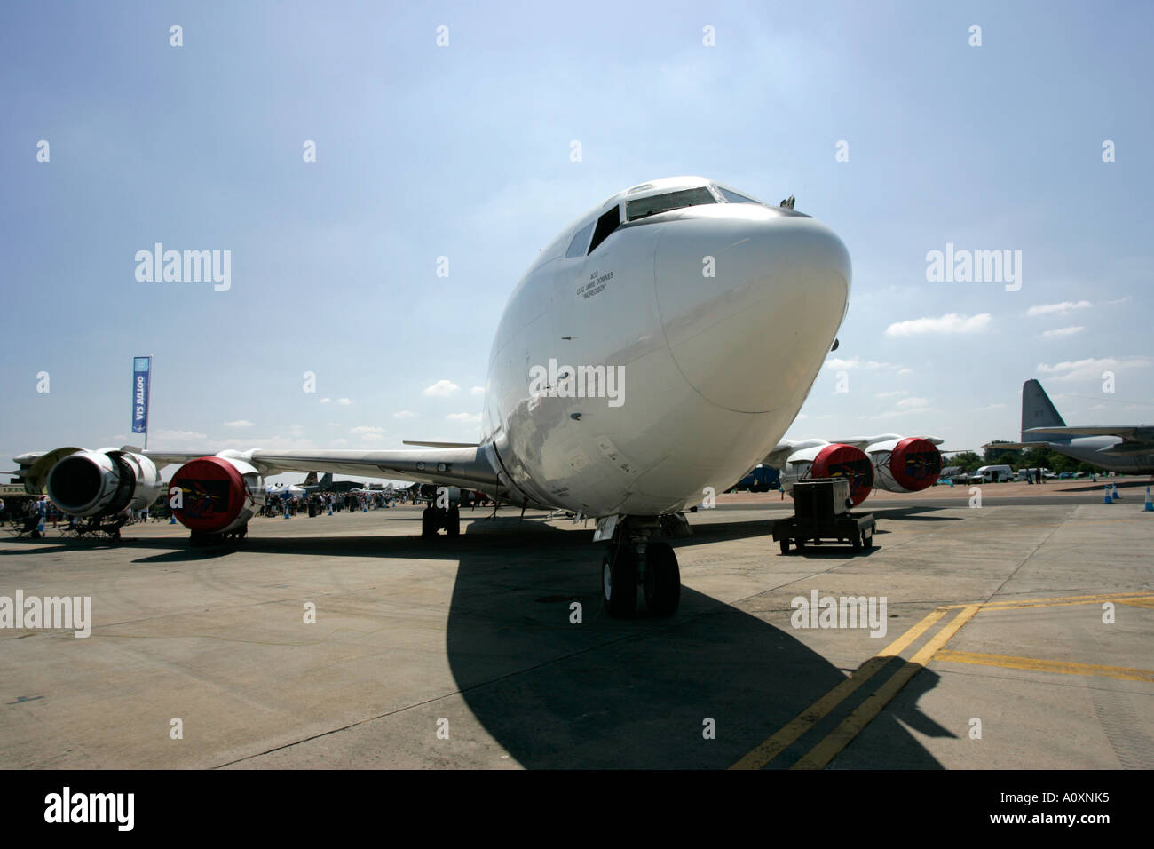 United States Navy Boeing E6B Quecksilber TACAMO RIAT 2005 RAF Fairford Gloucestershire England UK Stockfoto