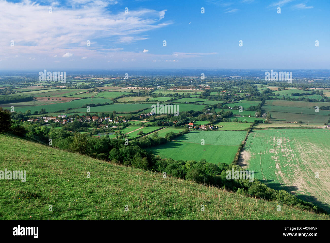 Blick vom Devils Dyke West Sussex England England Europa Stockfoto