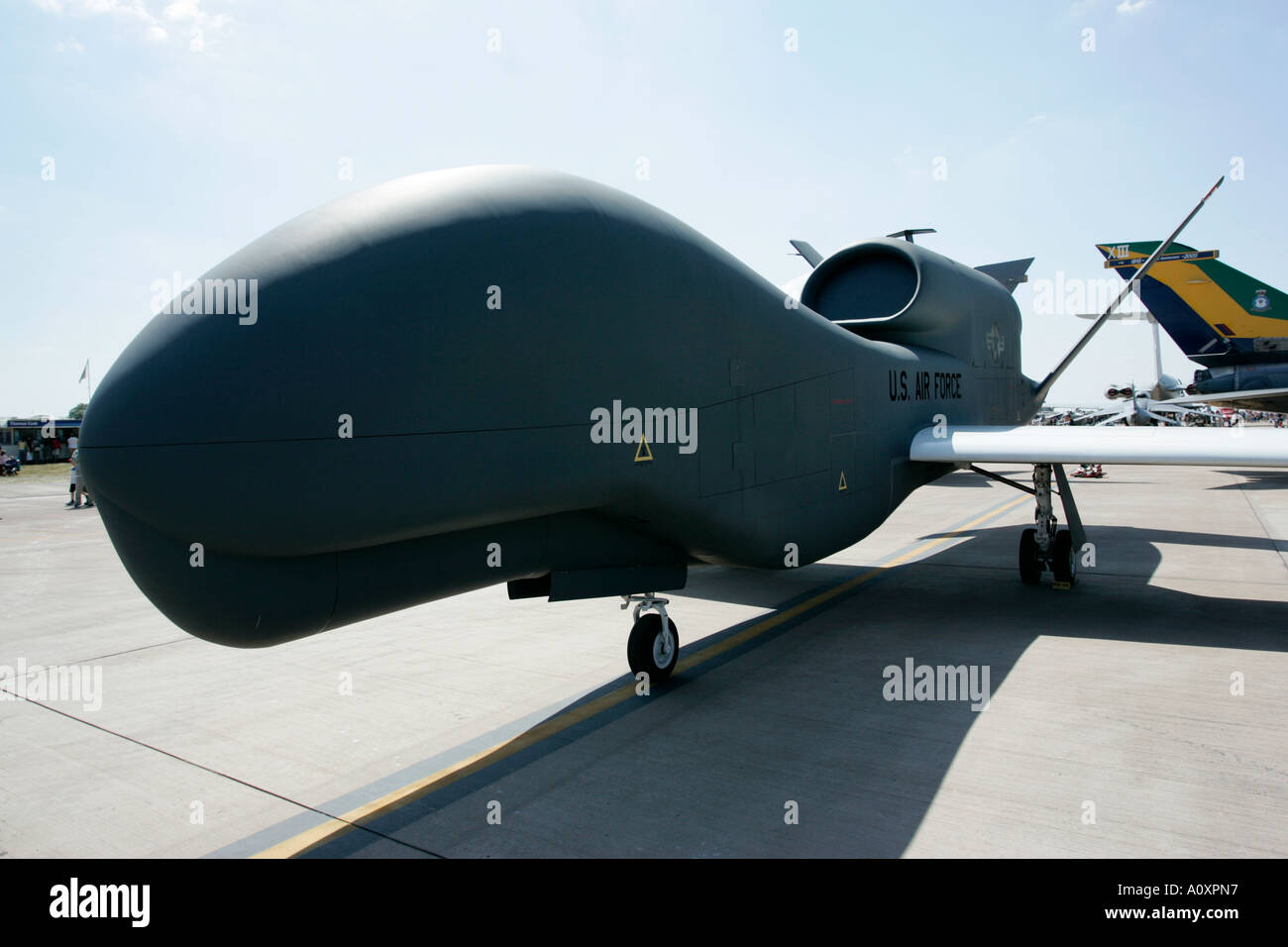 Global Hawk USAF UAV RIAT 2005 RAF Fairford Gloucestershire England UK Stockfoto
