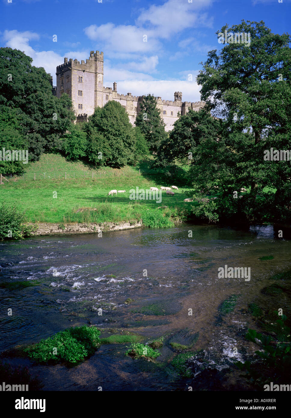 Haddon Hall Derbyshire England England Europa Stockfoto