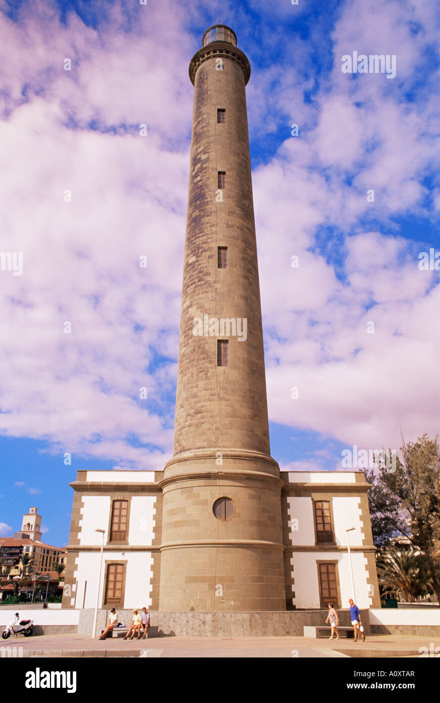 Leuchtturm Maspalomas Gran Canaria Kanarische Inseln Spanien Europa Stockfoto