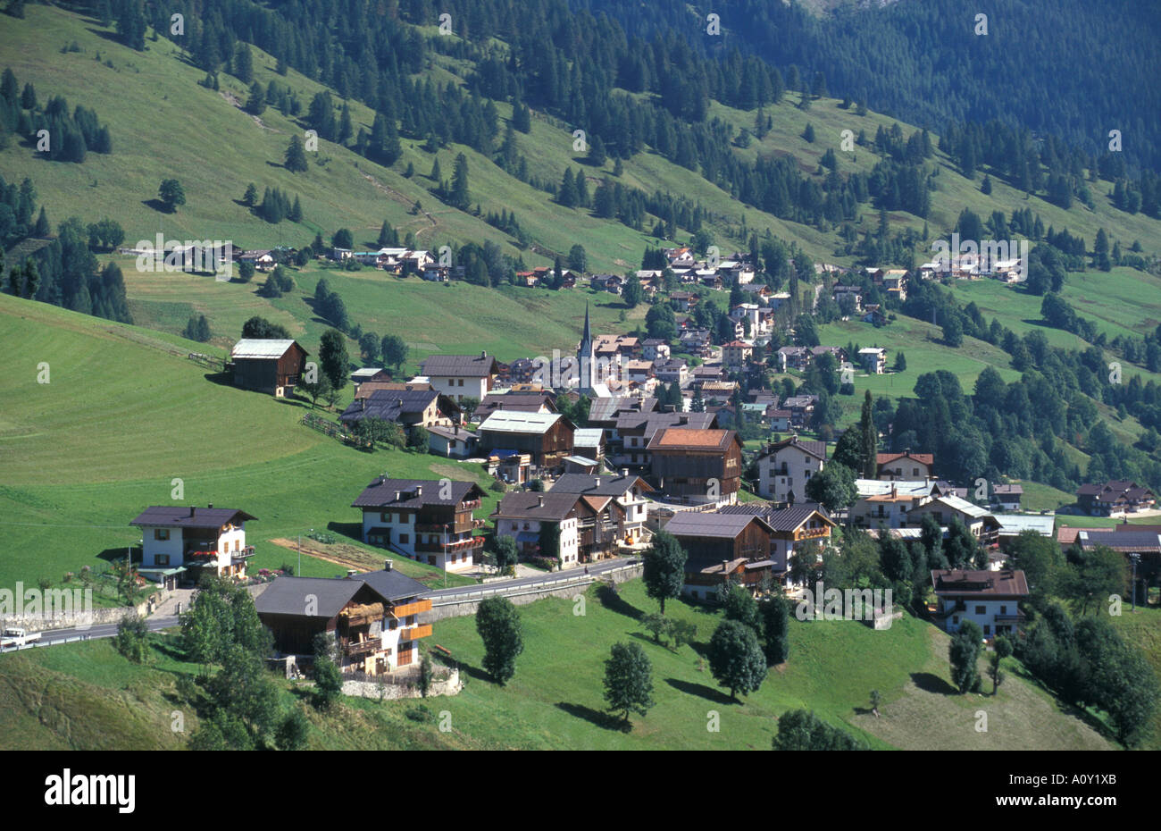 Cityscape Selva di Cadore Veneto Italy Stockfoto