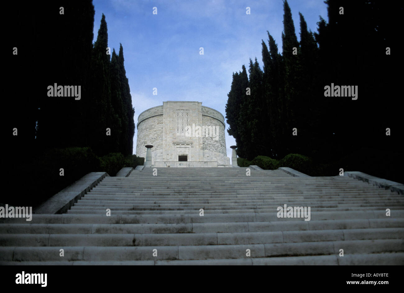 Denkmal bauen Oslavia Friaul-Julisch-Venetien-Italien Stockfoto