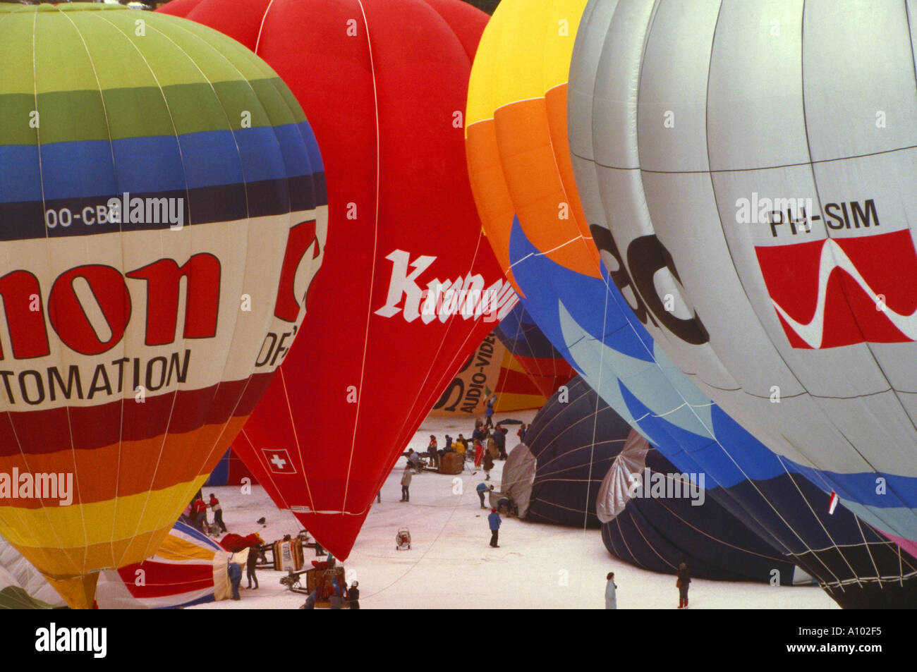 Luftballons Festival Chateau D Oex Stockfotos und -bilder Kaufen - Alamy