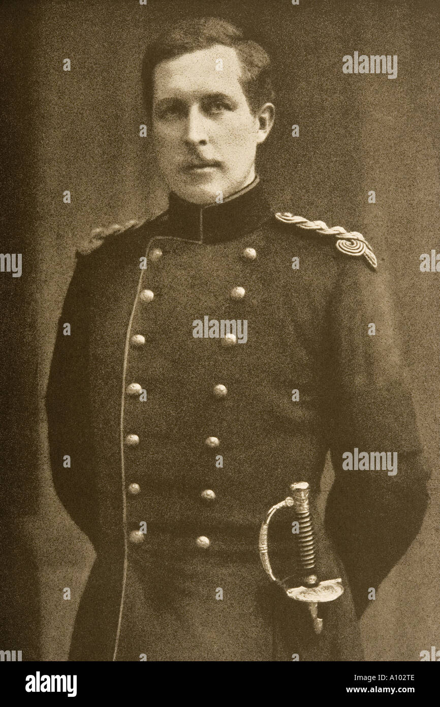 Albert I. von Belgien, 1875 - 1934. Von einem Foto von boute von Brüssel Stockfoto