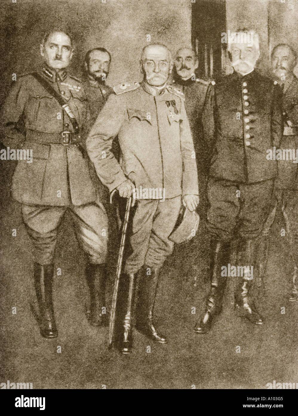 Die Alliierten in Salonica, Januar 1916. Stockfoto