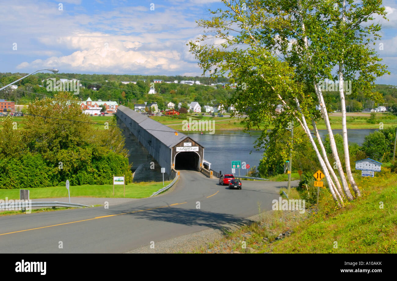 Hartland Covered Bridge Stockfoto
