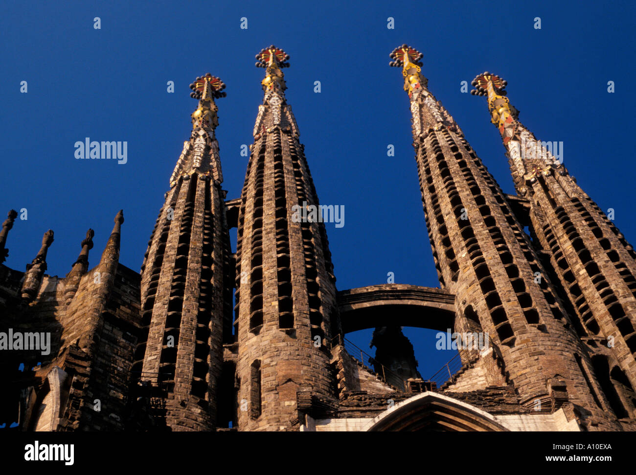 Tempel von La Sagrada Família, römisch-katholische, römisch-katholische, Basilika, Antoni Gaudi, Hauptstadt, Barcelona, Provinz Barcelona, Spanien, Europa Stockfoto