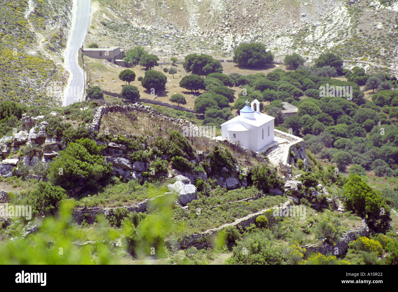 Kleine Kirche, Naxos Stockfoto