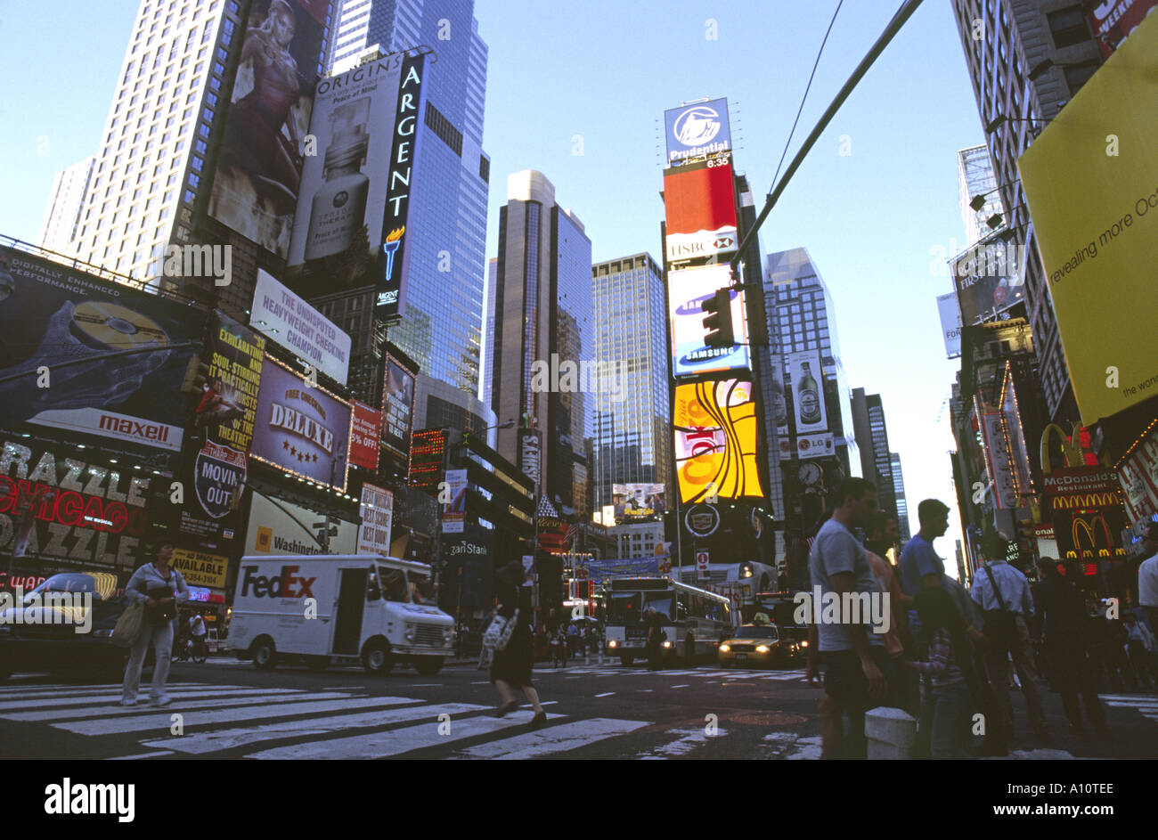 Manhattan Times Square Stockfoto