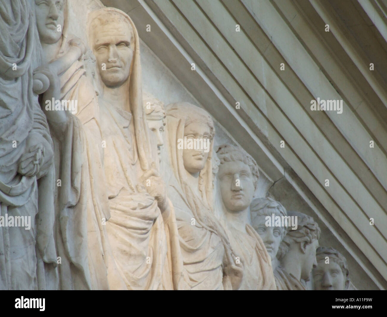 Ara Pacis Monument in Rom Stockfoto