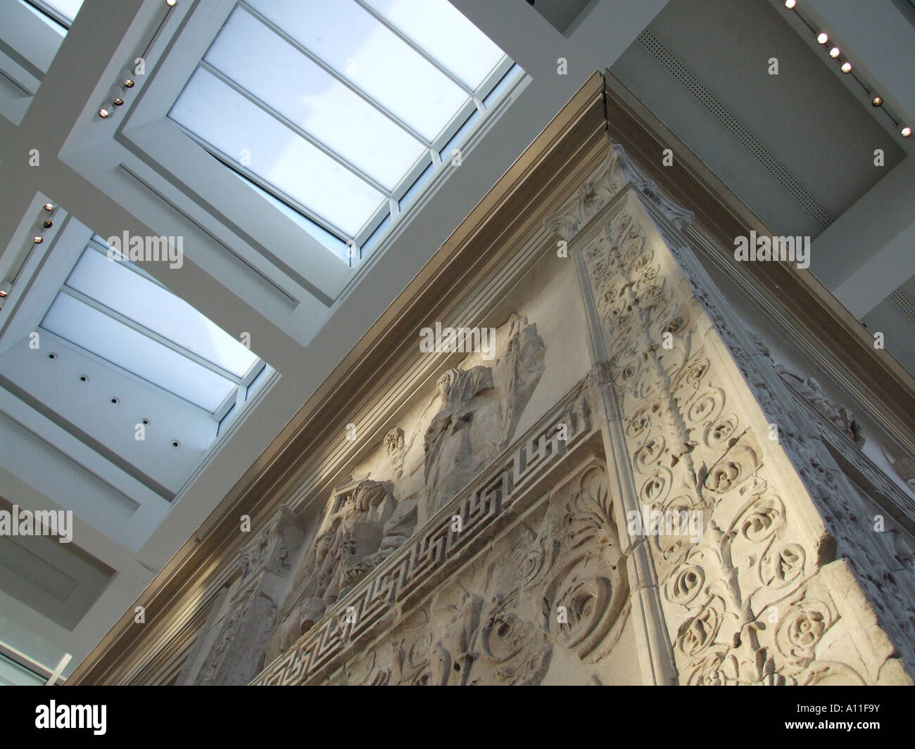 Ara Pacis Monument in Rom Stockfoto
