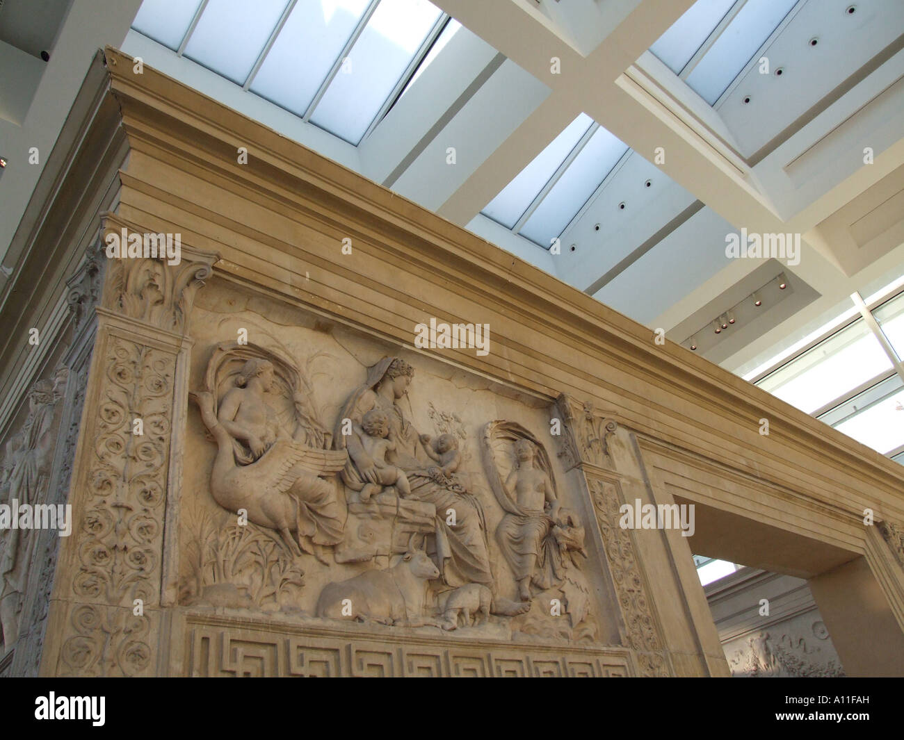 Ara Pacis Monument in Rom Stockfoto