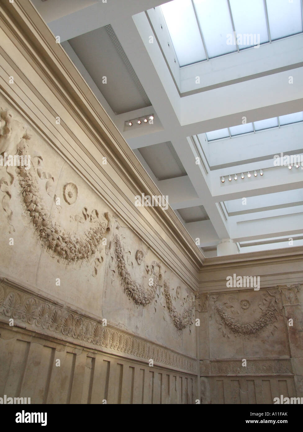 Ara Pacis Monument in Rom Stockfoto