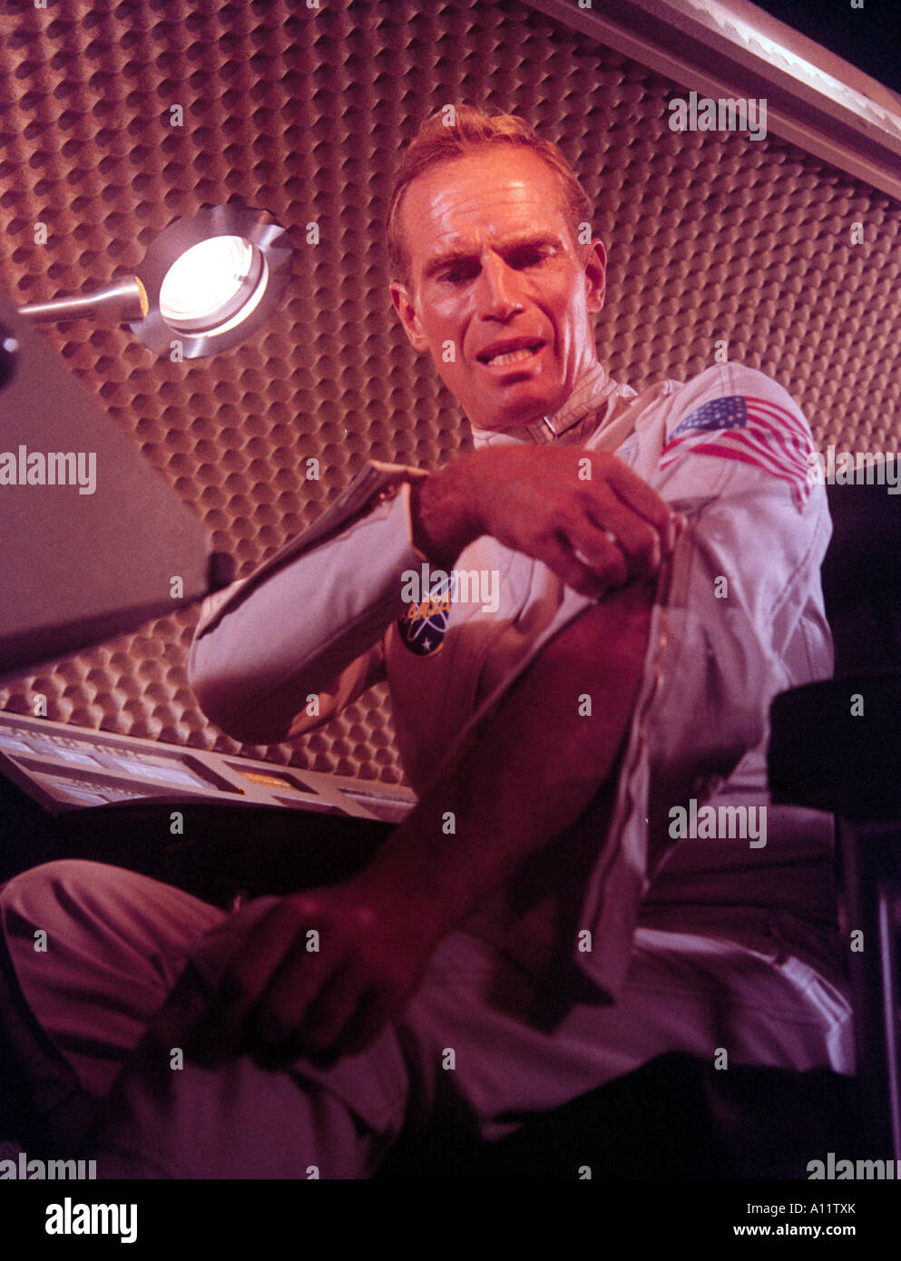 Planet der Affen Jahr 1968 Direktor Franklin Schaffner Charlton Heston basiert auf dem Buch von Pierre Boulle Stockfoto