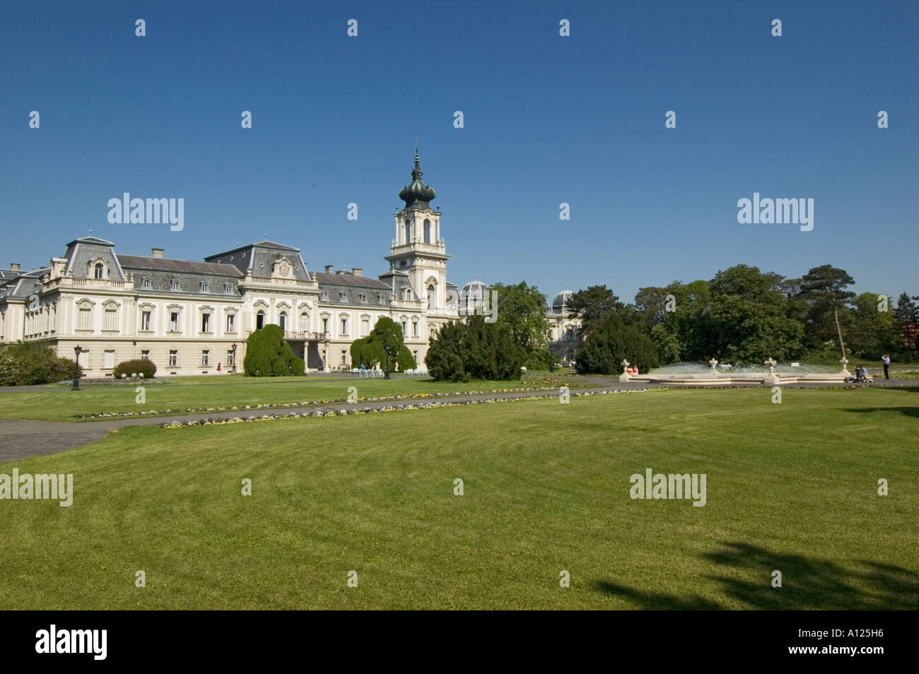 Ungarn-Keszthely-Festetics-Schloss Stockfoto