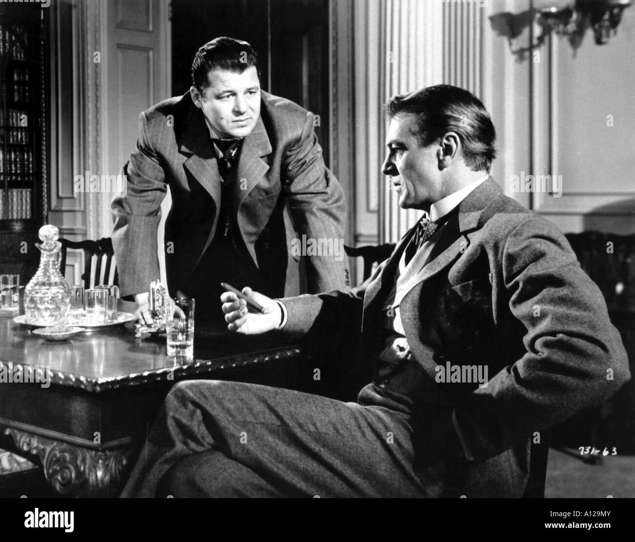 Helle Blätter Jahr 1950 Direktor Michael Curtiz Gary Cooper Jack Carson Stockfoto