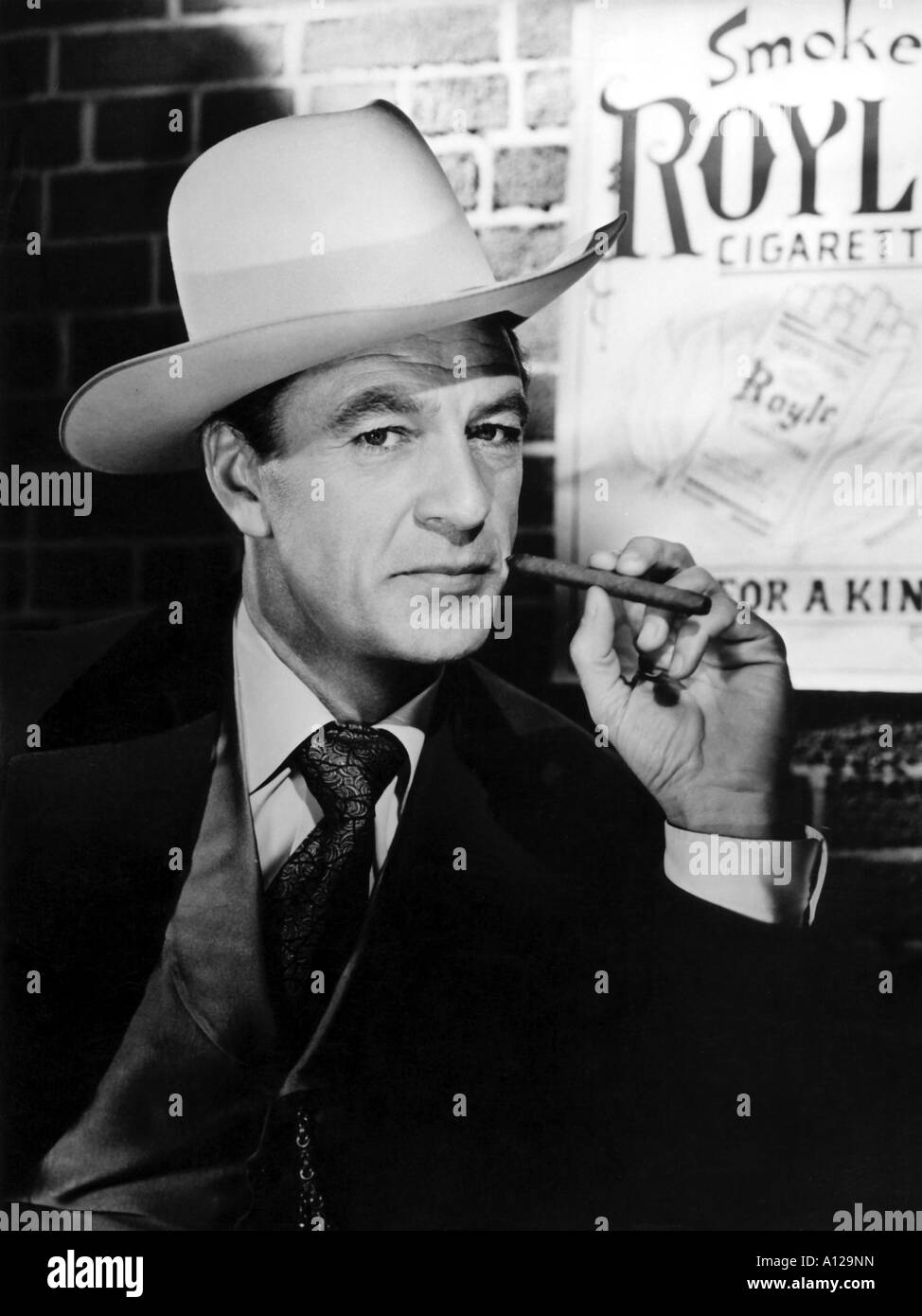 Helle Blätter Jahr 1950 Direktor Michael Curtiz Gary Cooper Stockfoto