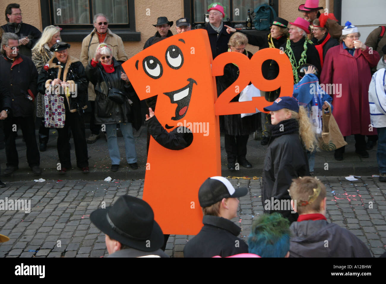 Rosenmontag Karneval Düsseldorf, Deutschland Stockfoto