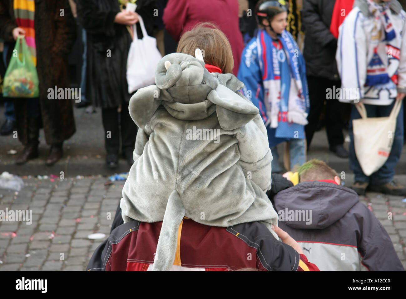 Rosenmontag Karneval Düsseldorf, Deutschland Stockfoto